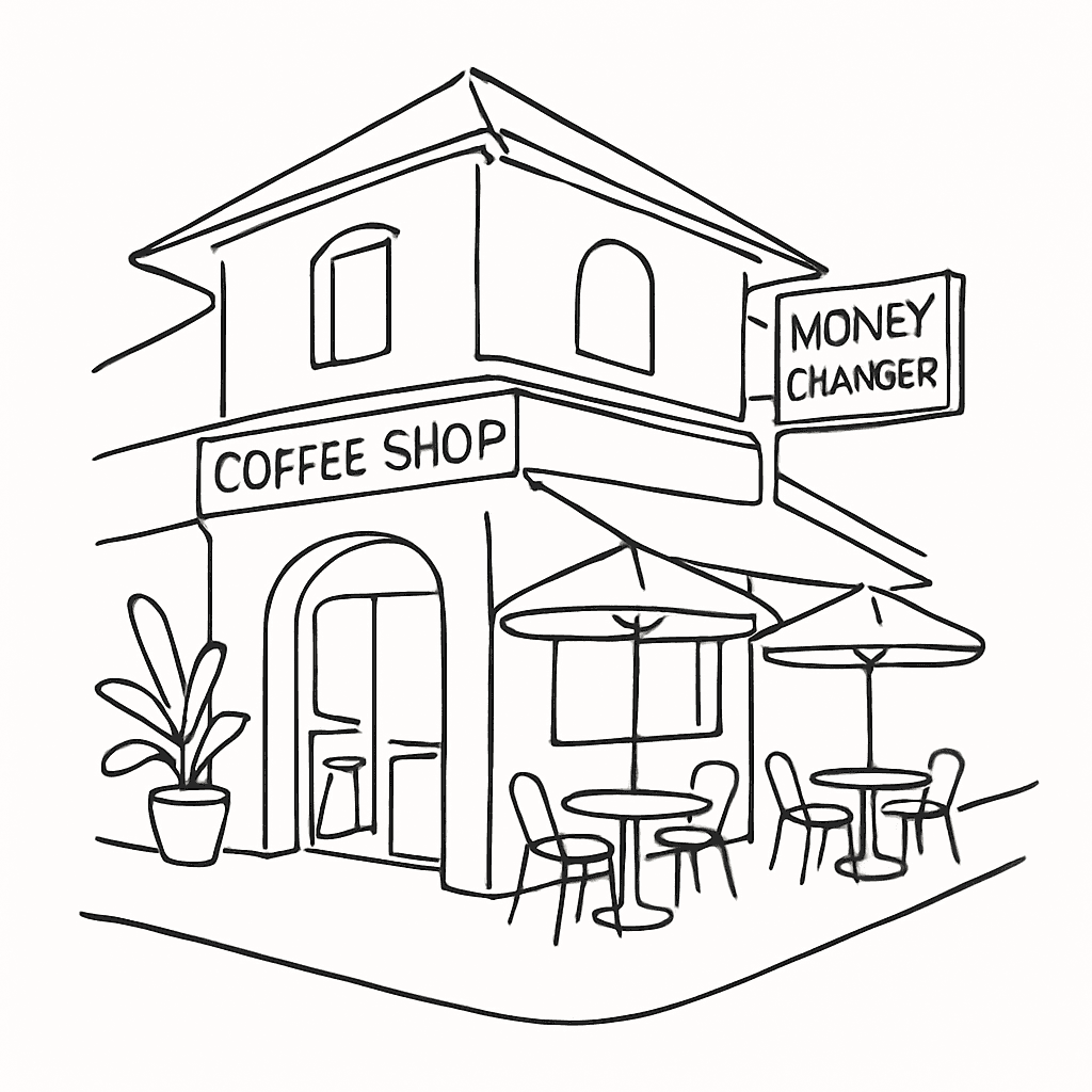 Bemo Corner Coffee Shop - PT. Dirgahayu Valuta Prima - Money Changer - Cafes - bali