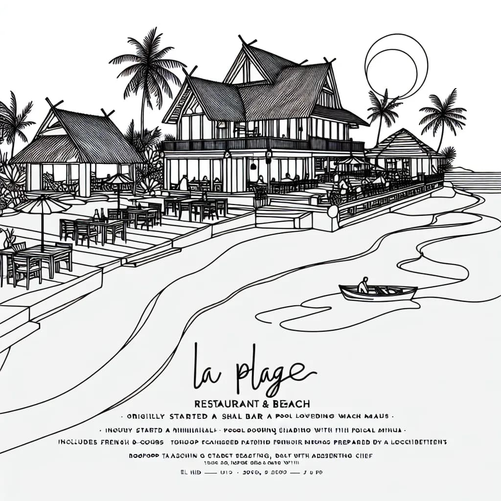 La Plage Restaurant & Beach Bar - Restaurants - El Nido