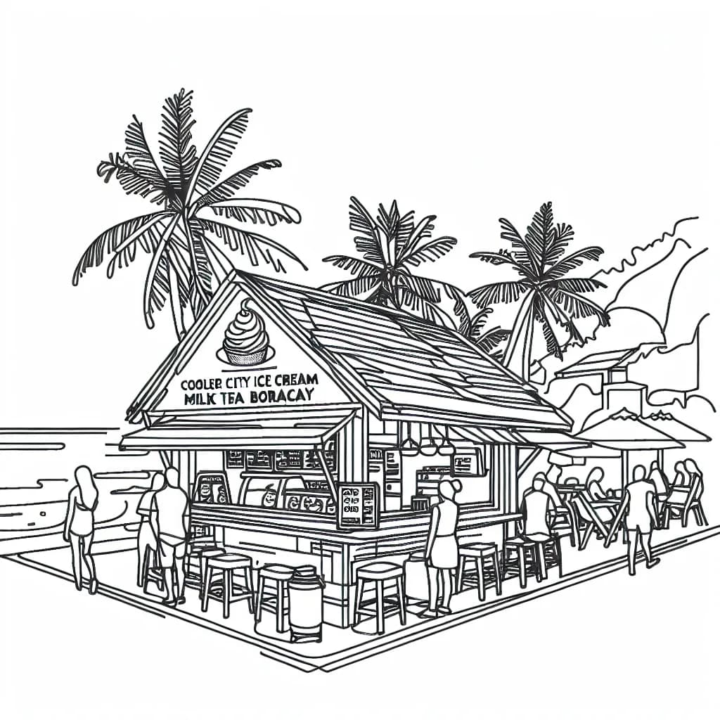 COOLER CITY ICE CREAM & MILK TEA BORACAY - Cafes - Station 2