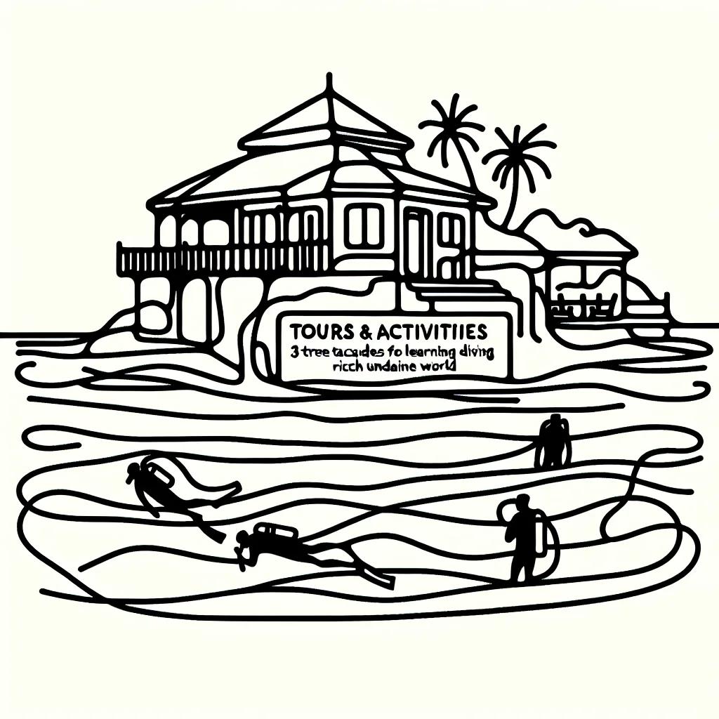 Fisheye Divers Boracay AI illustration