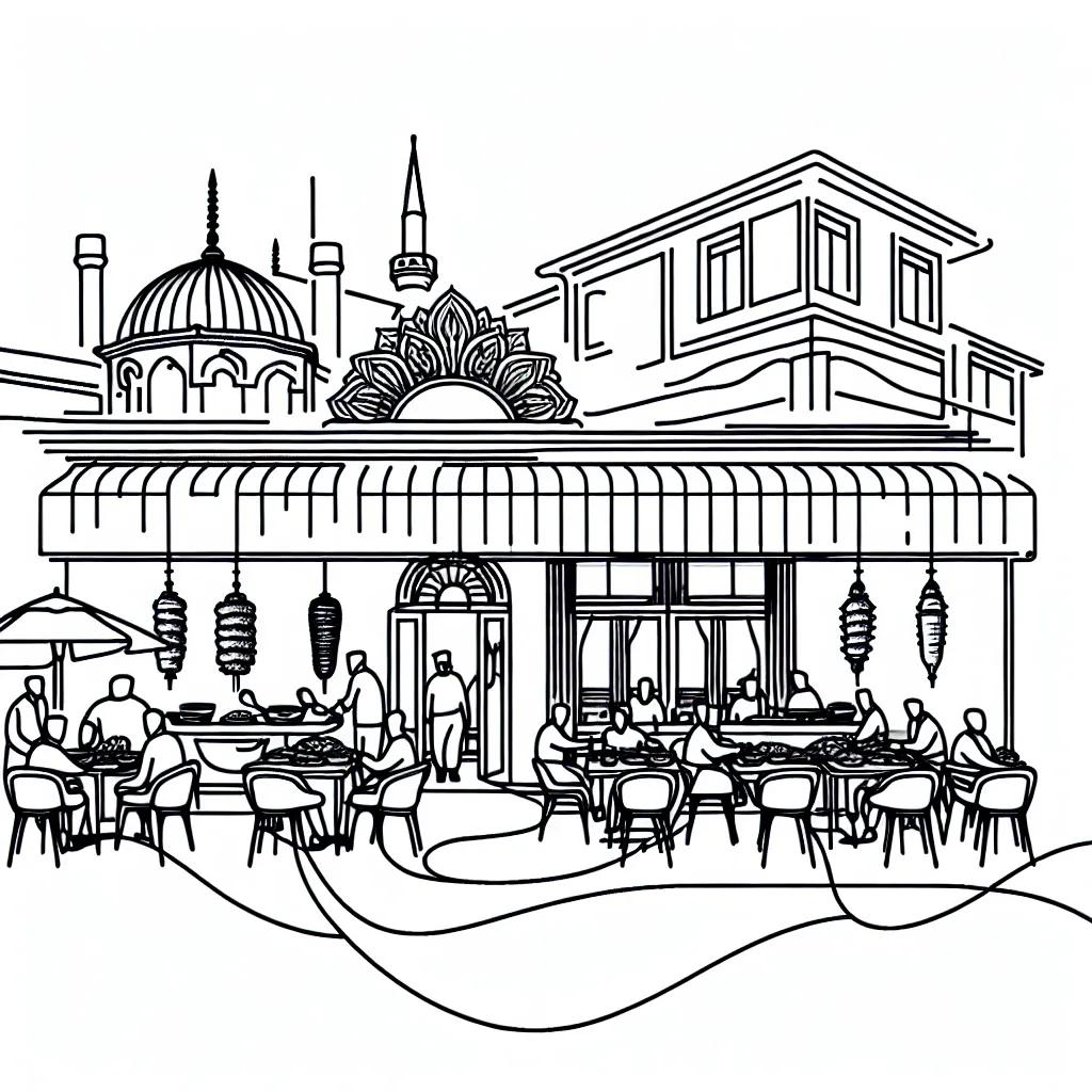 Bosphorus Restaurant AI illustration