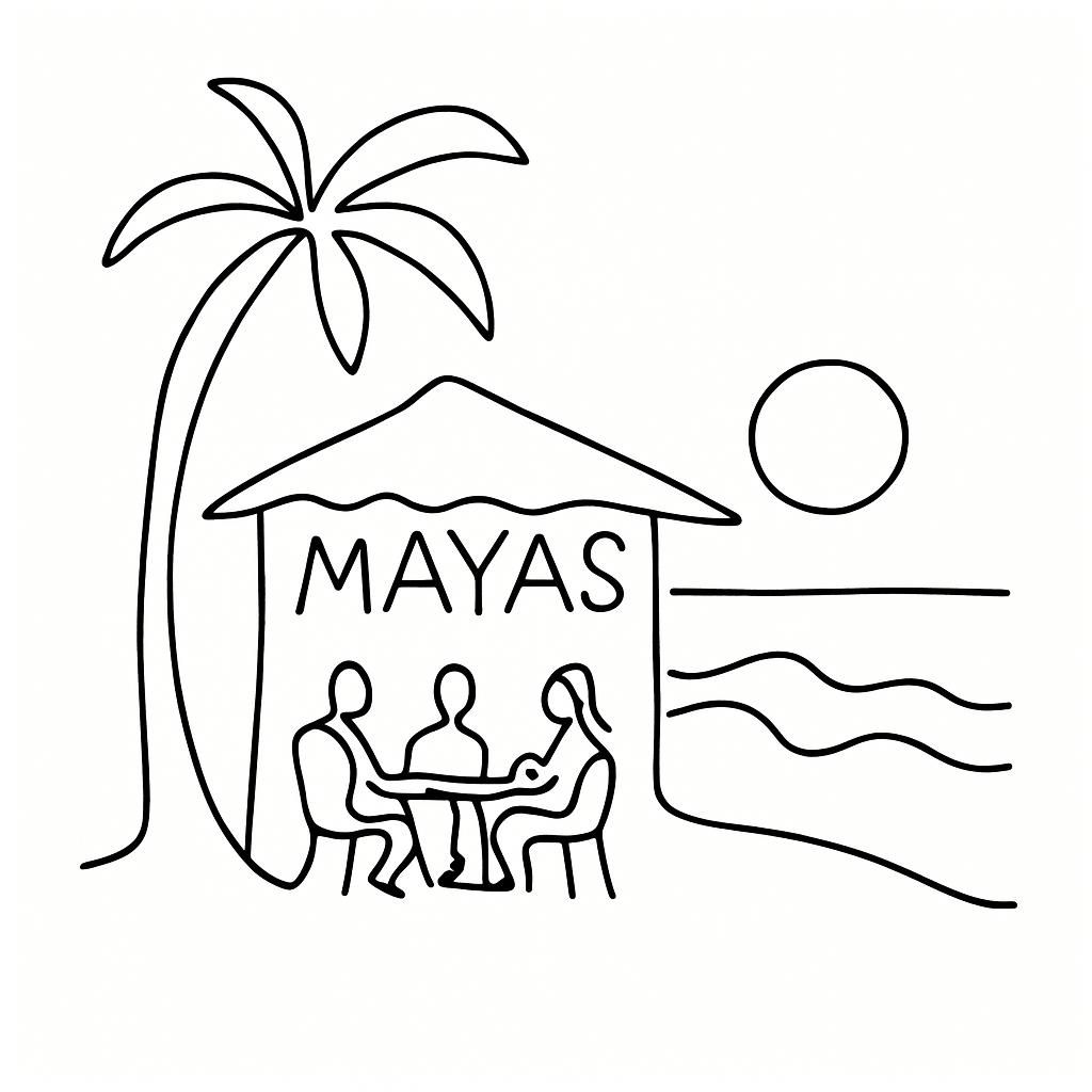Mayas Filipino & Mexican Cuisine AI illustration