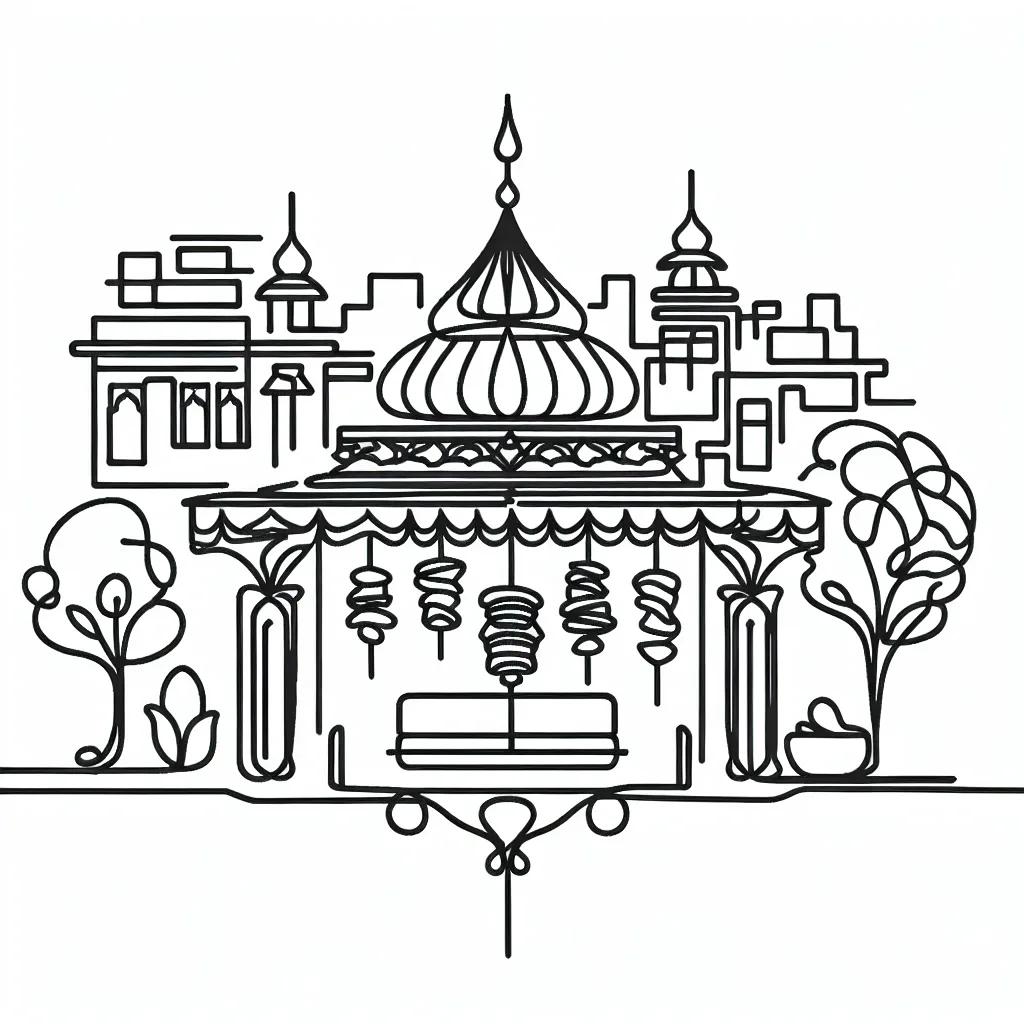 Sultan's Grill Authentic Turkish & Indian Cuisine AI illustration