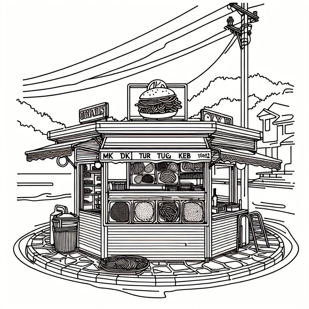 MK Turkish Kebab AI illustration