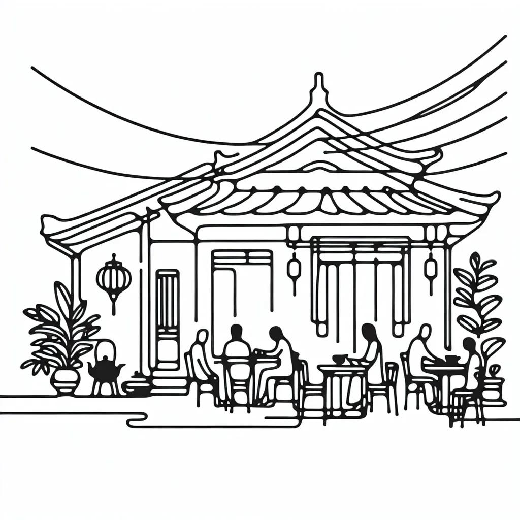 Viet Ville Restaurant AI illustration