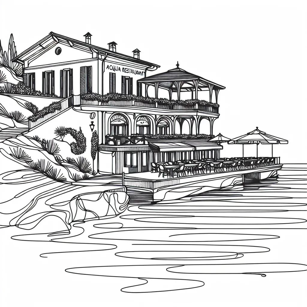 Acqua Restaurant AI illustration