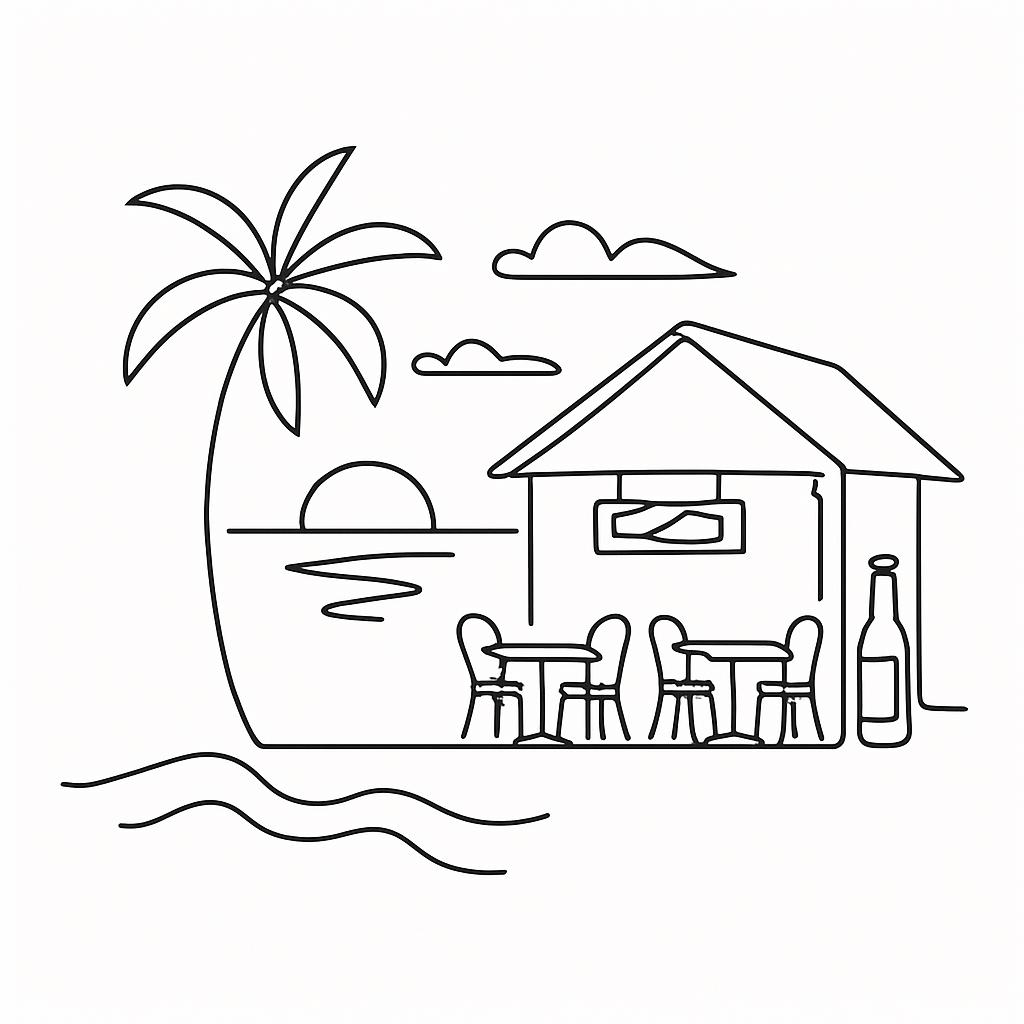 Gerry's Station 1 Mito's Place (Gerry's Grill) AI illustration