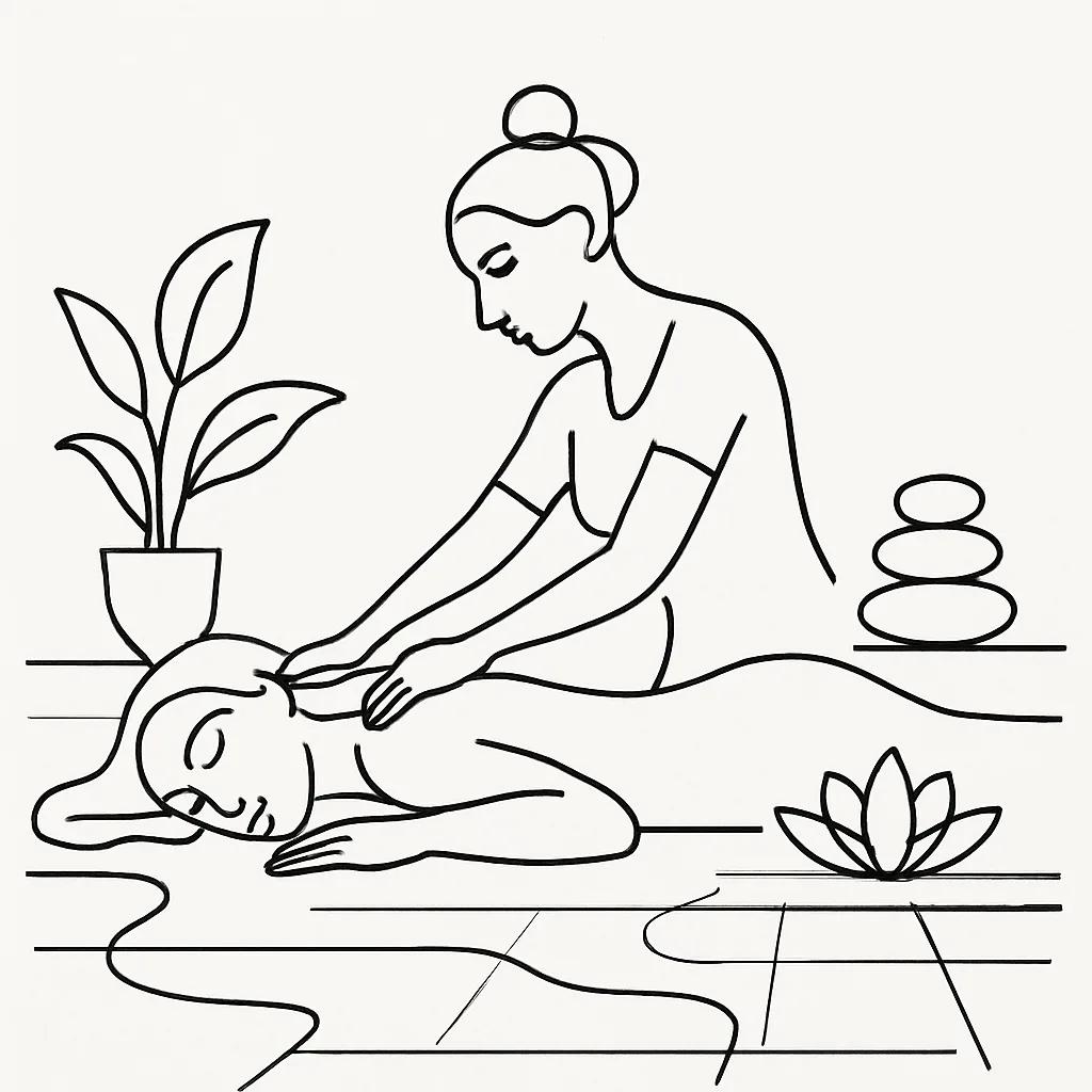 The Organic Spa El Nido AI illustration