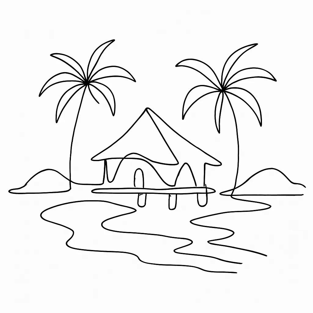 Palawan SandCastles AI illustration