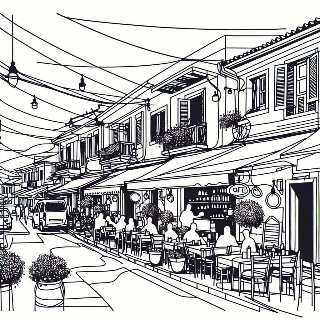 Cafe Athena AI illustration