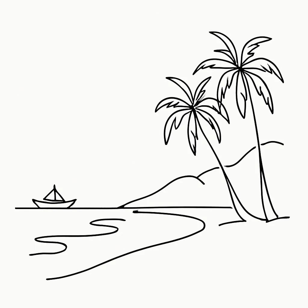 Maxima Island Beach Philippines Territory AI illustration