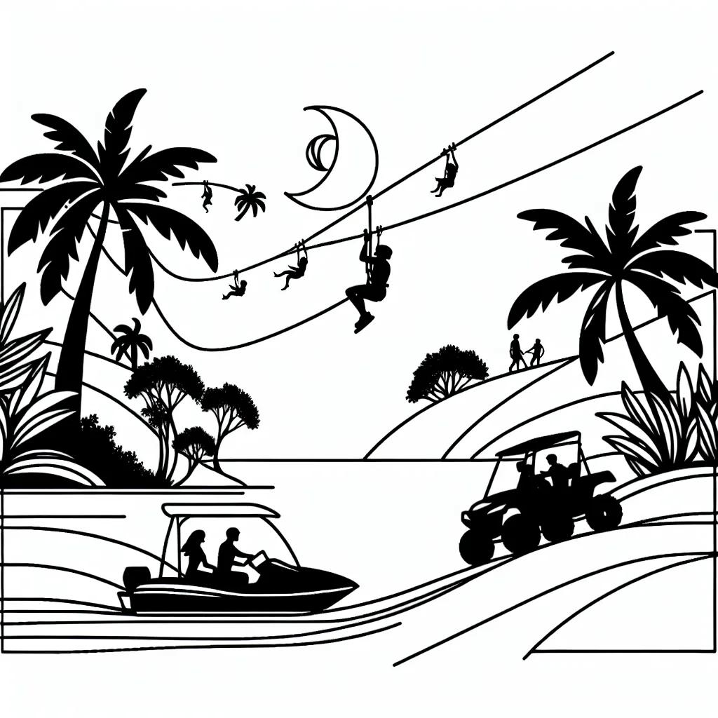 Shingley Tours Boracay AI illustration