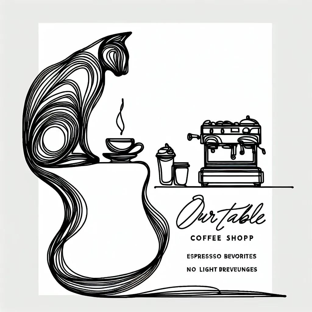 OurTable Coffee Shop AI illustration