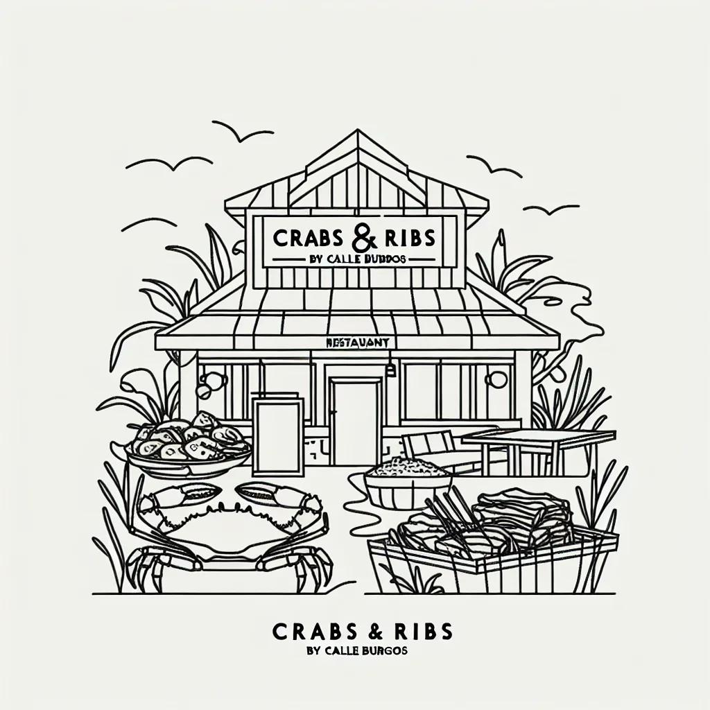 Crabs & Ribs by Calle Burgos AI illustration