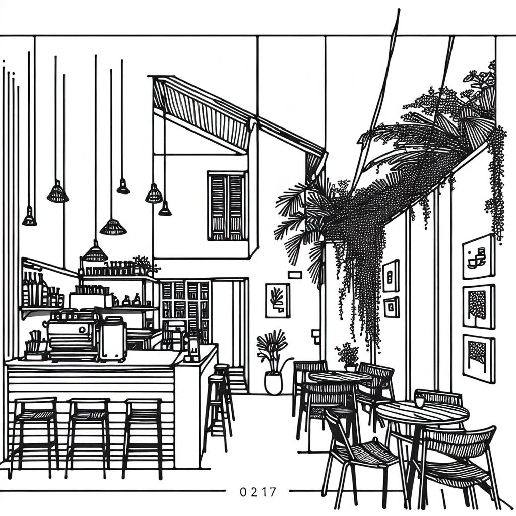 Sea U Cafe AI illustration