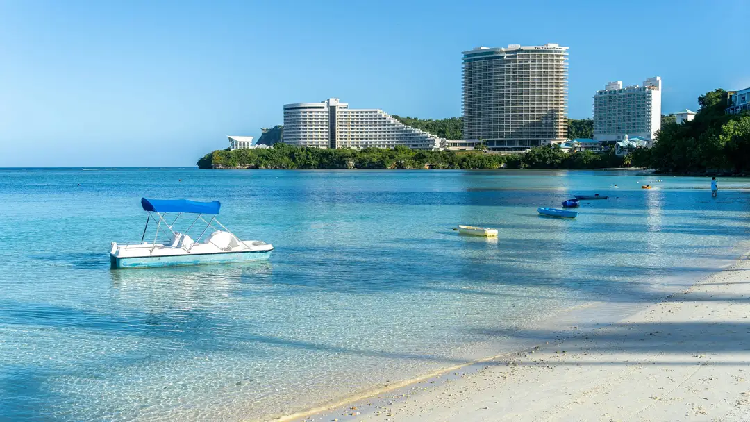 Guam — Tumon Bay aerial view